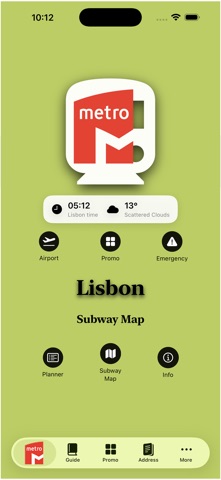 Lisbon Subway Map Screenshot 1 of 10
