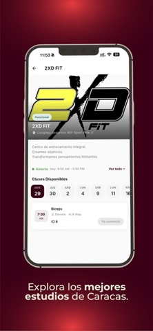 Fitpass Venezuela iPhone screenshot