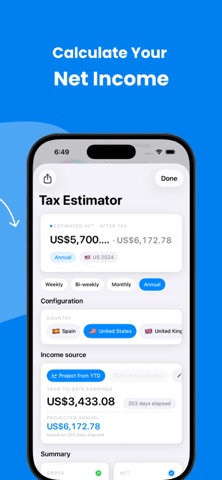 ShiftWallet: Hours & Paycheck Screenshot 8 of 9