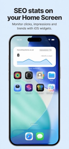 GSC Dashboard iPhone screenshot