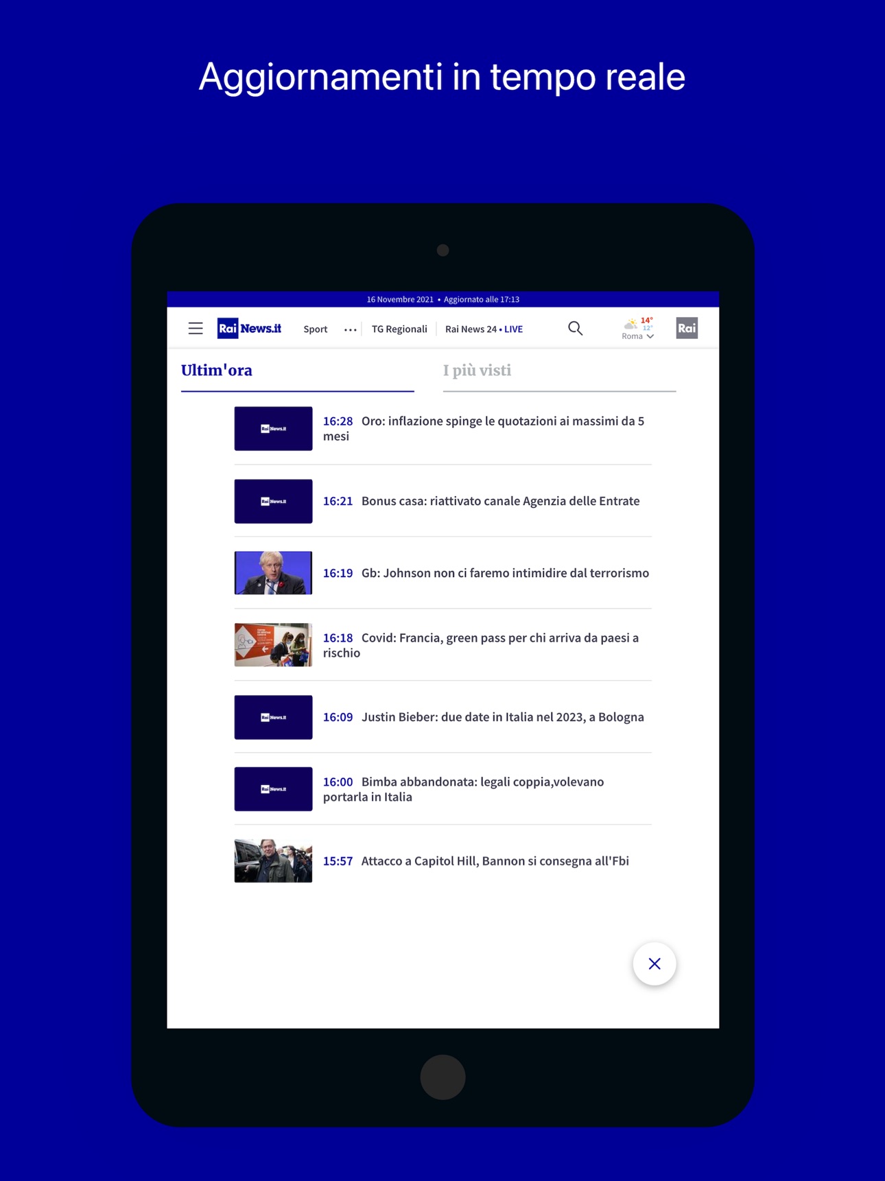 Screenshot 10 of RaiNews
