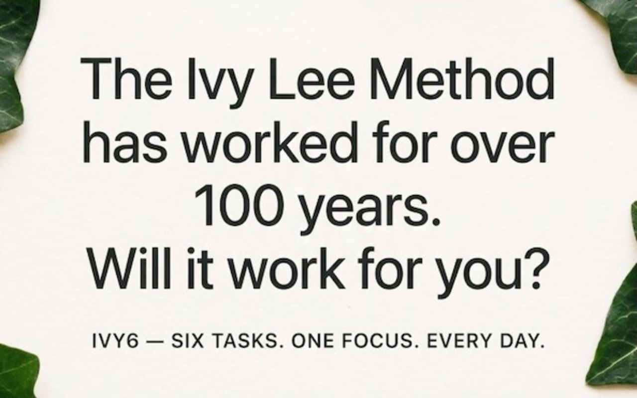 Ivy6: Daily Focus Planner