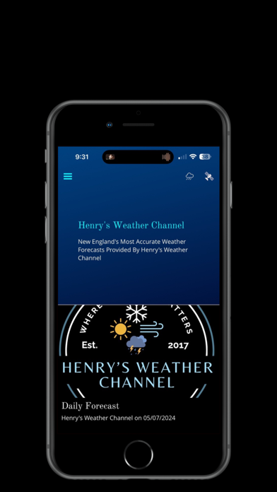 Henry's Weather Channel iPhone screenshot 7 - News app