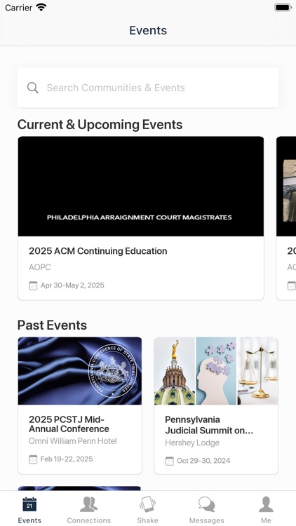 PA Courts Events