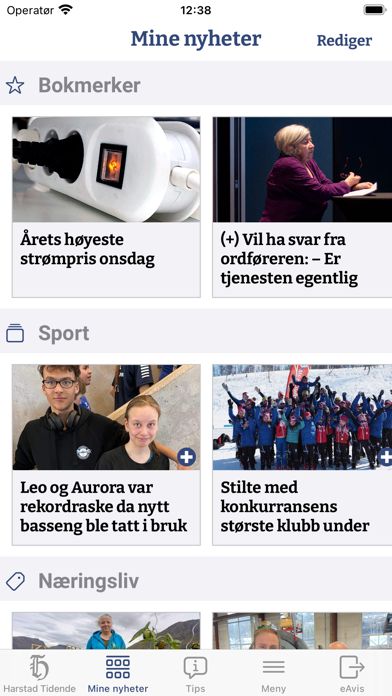 Harstad Tidende Nyheter Screenshot