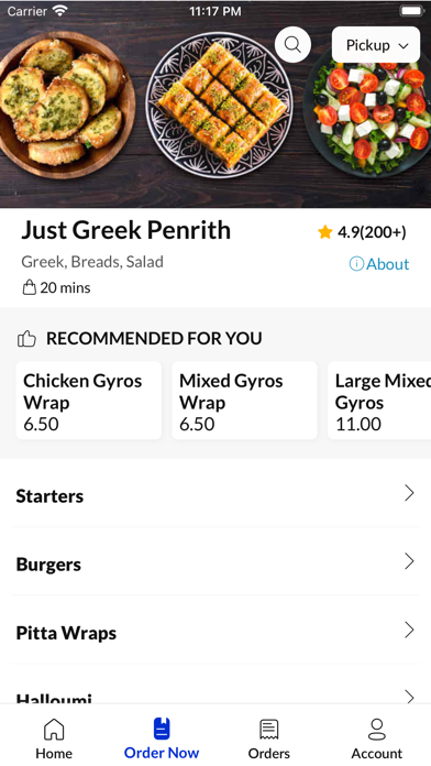 Just Greek Penrith Screenshot