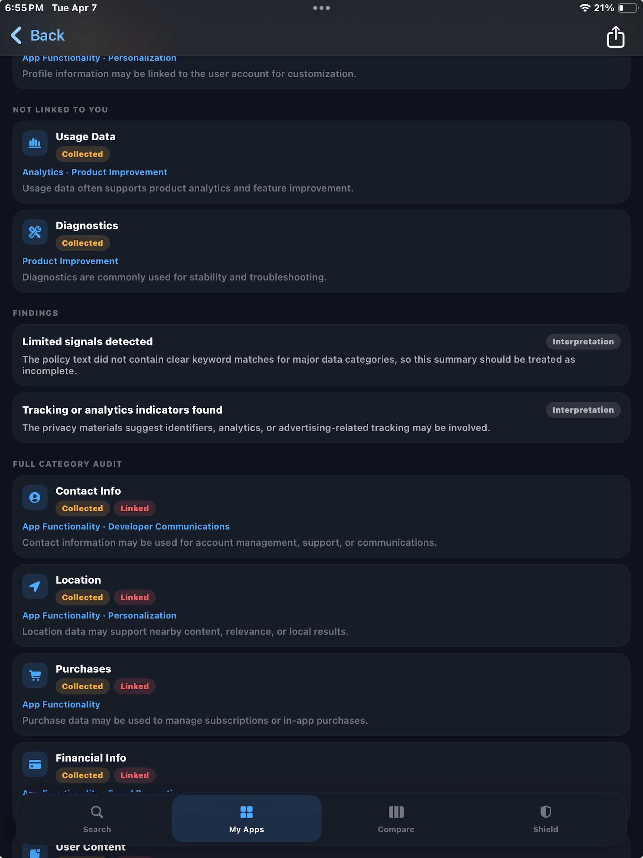 PrivacyIQ screenshot 15