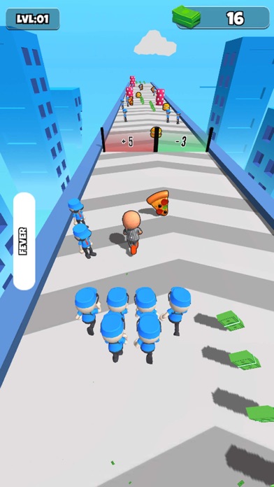 Police Escape Runner Game Screenshot