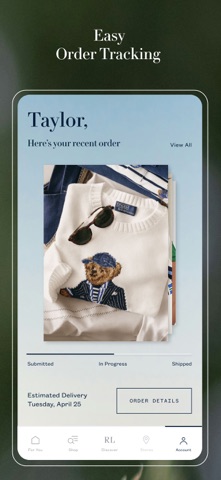 Ralph Lauren: Luxury Shopping iPhone screenshot