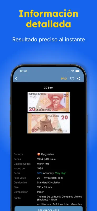 Identificador de Billetes. screenshot 3 of 6