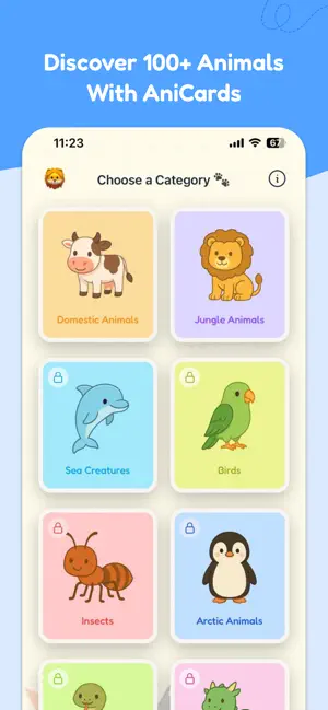 Learn Animals: AniCards screenshot 1
