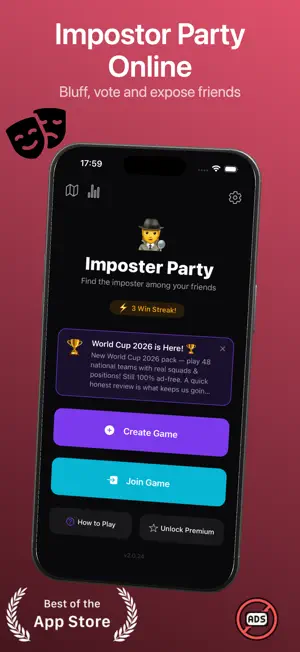 Imposter Party Online screenshot 1