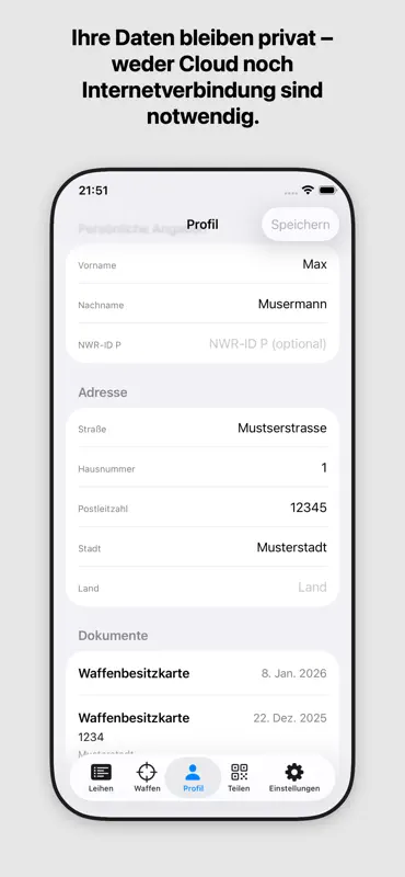 Waffenleihschein screenshot 4 of 6