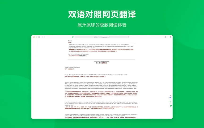 Capture d'écran de 彩云小译 - AI网页翻译插件 sur iPhone 1