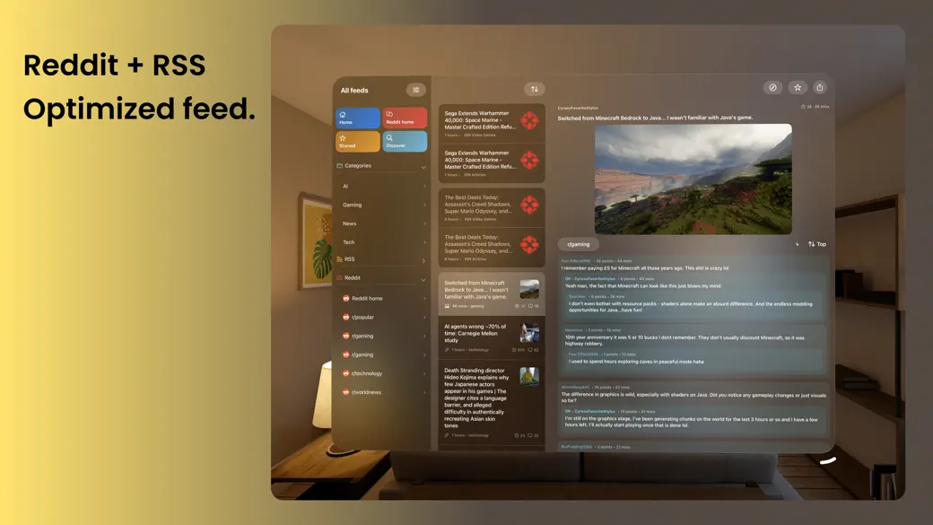 AI新闻聚合 智能RSS: NewsNinja screenshot 1