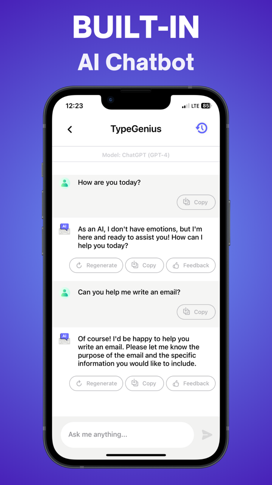 #1. AI Writing Keyboard TypeGenius (macOS) 来自: Andrew Lee Ventures LLC