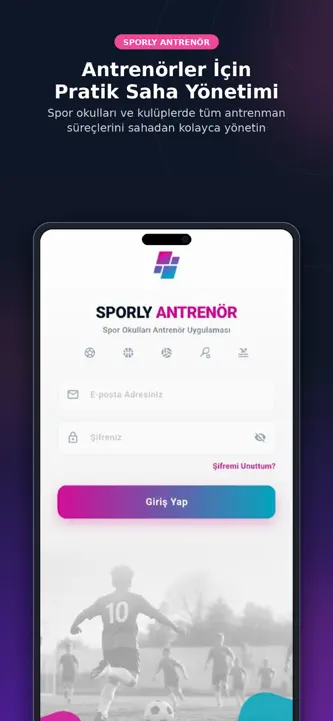 Sporly Antrenör screenshot 1