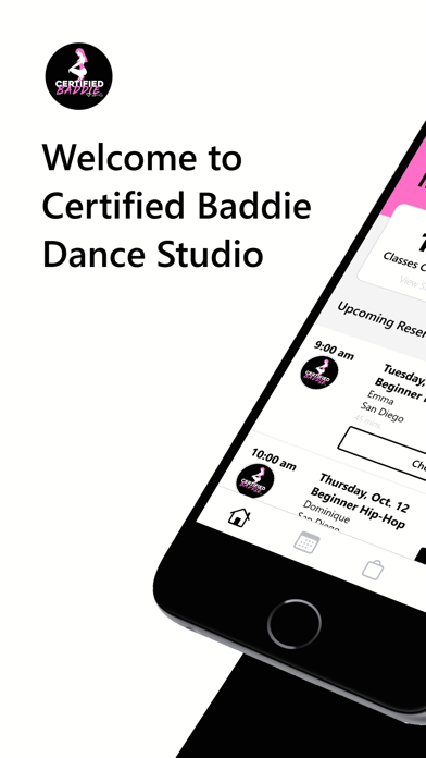 Certified Baddie Dance Studio iPhone screenshot 1 - Health & Fitness app