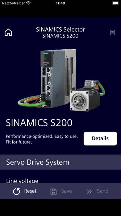 Screenshot #3 pour SINAMICS SELECTOR