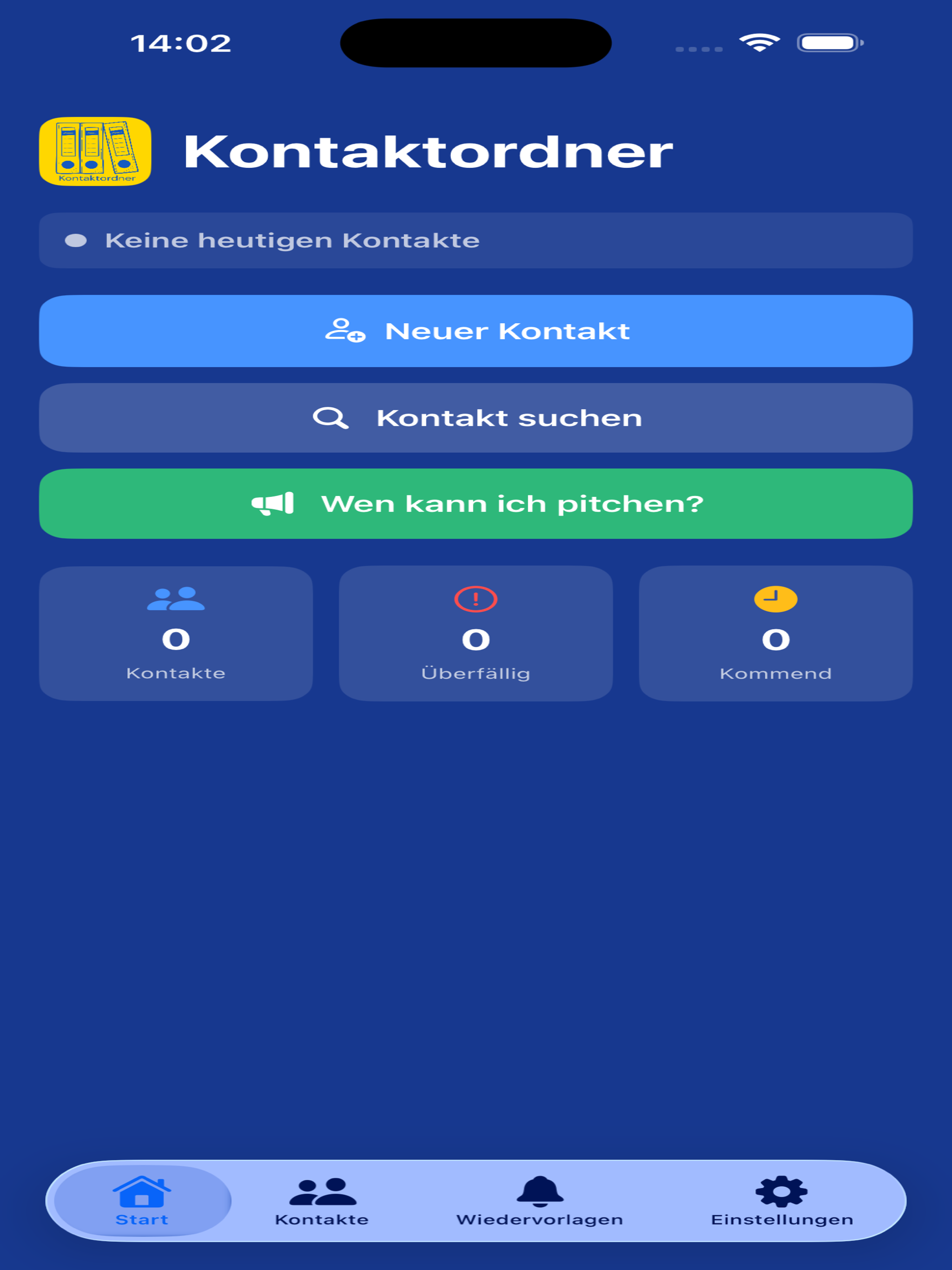 Kontaktordner App