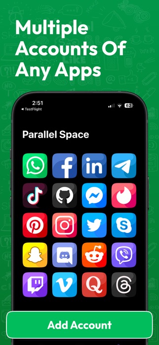 WA Dual Chat : parallel space Screenshot 3 of 4