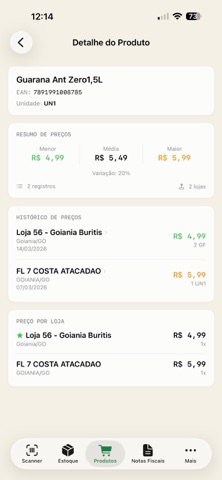 Estoque Doméstico screenshot