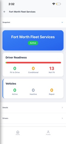 SaferFleet™ screenshot