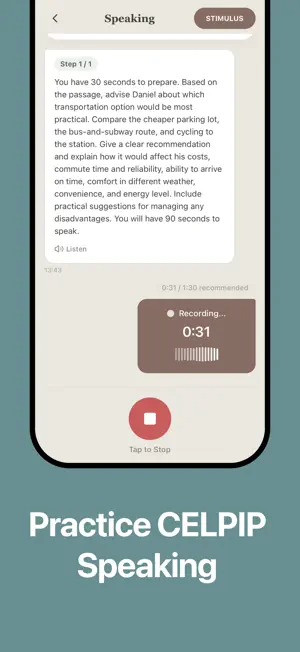CELPIP Prep 2026: LangPrep screenshot 4