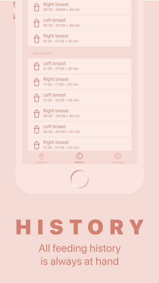 #4. Baby Feeding Tracker: Pump log (iOS) 来自: ANNA KOSHEL