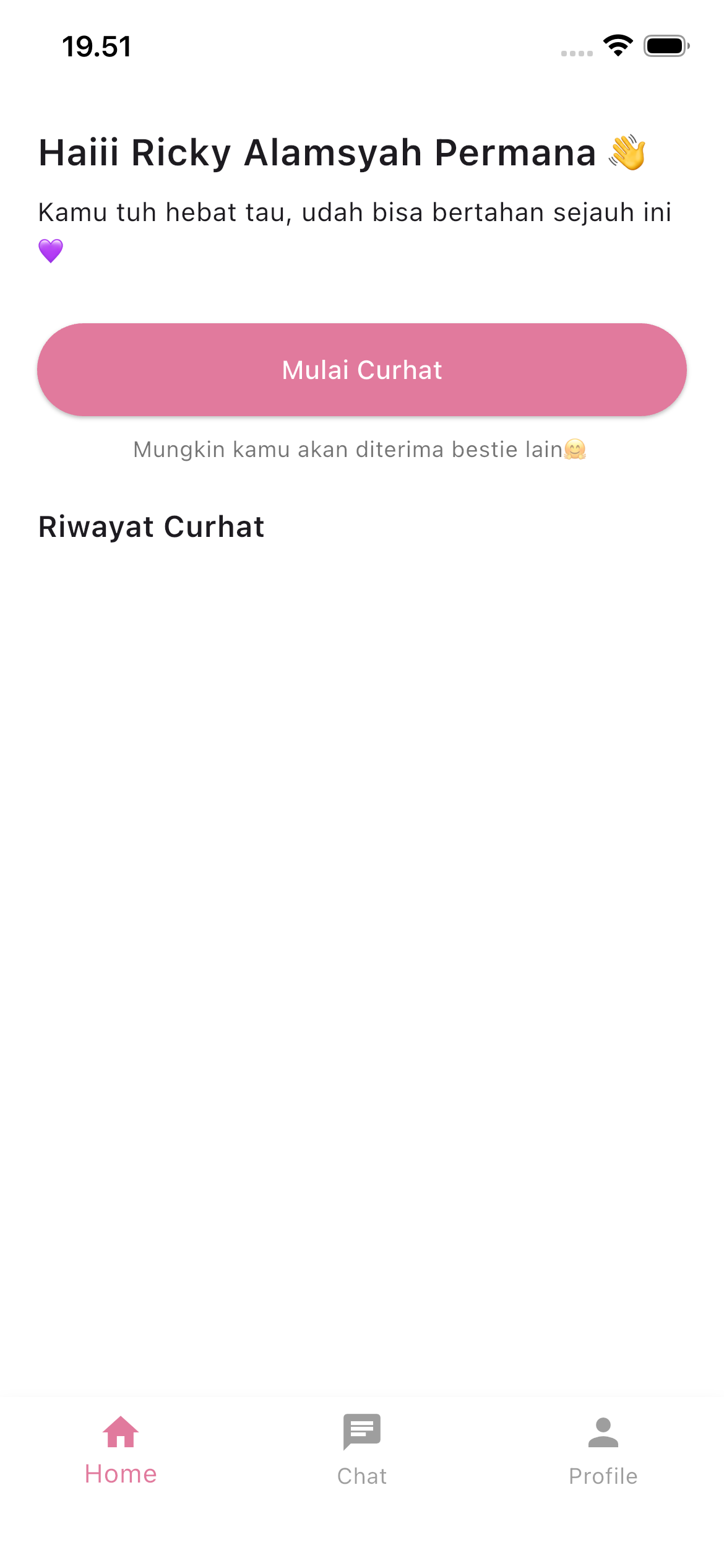 HaloBestie: Teman Curhat screenshot 4