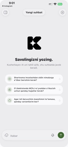 Kusherbayev AI Screenshot 1 of 4