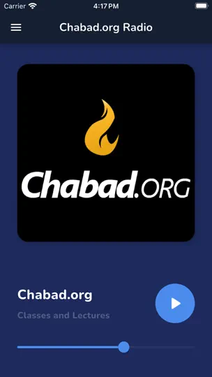 Chabad.org Radio iPhone Screenshot 1