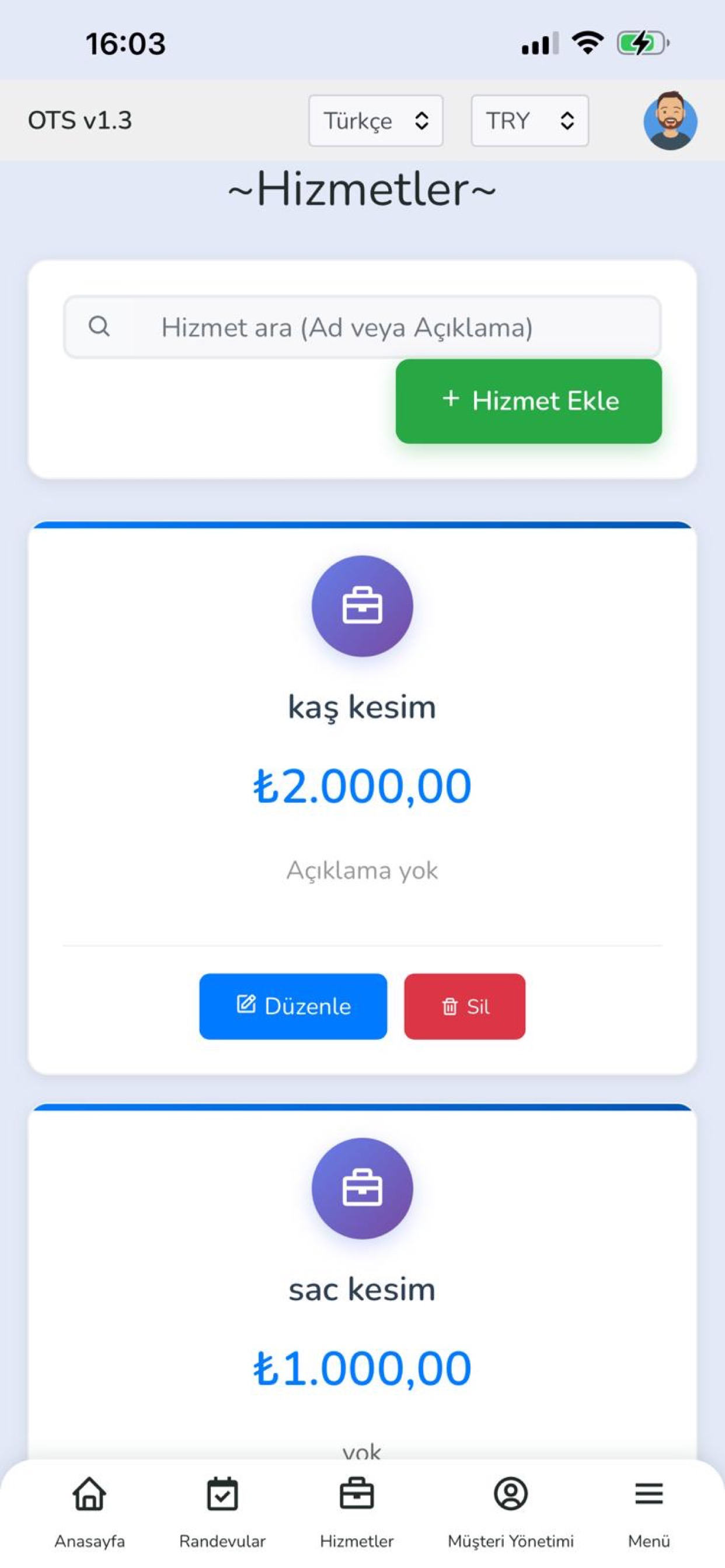 Takvimin - İşletme Yönetimi