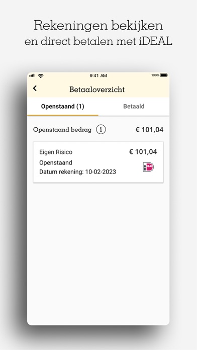 Mijn zorg van a.s.r. Screenshot