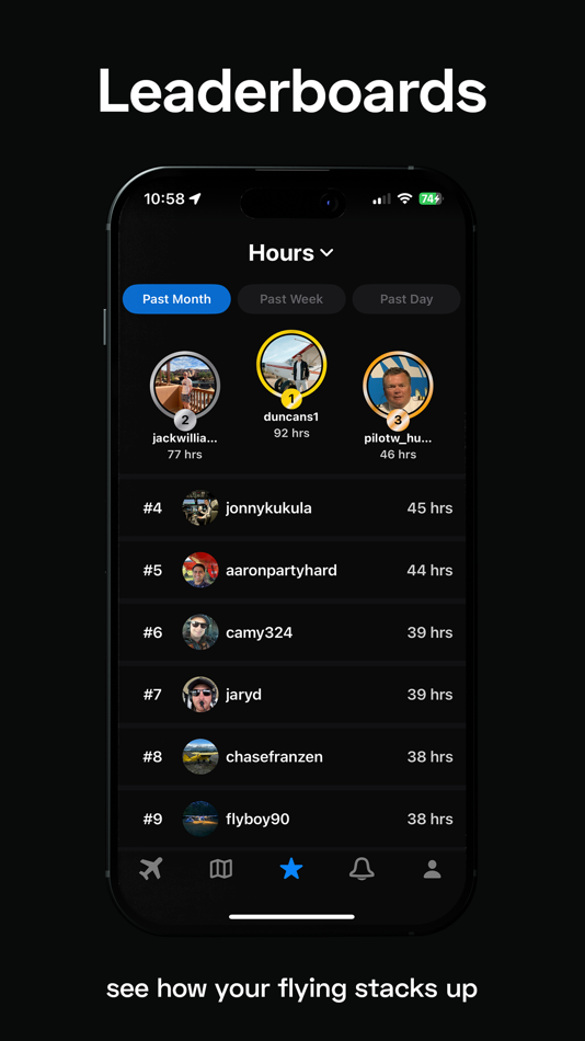 #4. Hangar - Social Flight Tracker (iOS) 由: Fly Hangar, LLC