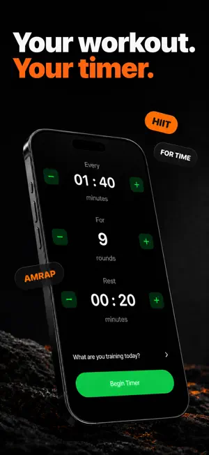 Tabata Interval Timer: HIIT screenshot 1