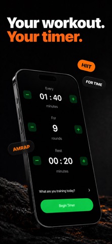 Tabata Interval Timer: HIIT Screenshot 1 of 5