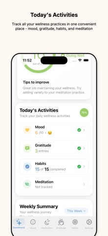 Mind Well: Daily Self Care screenshot