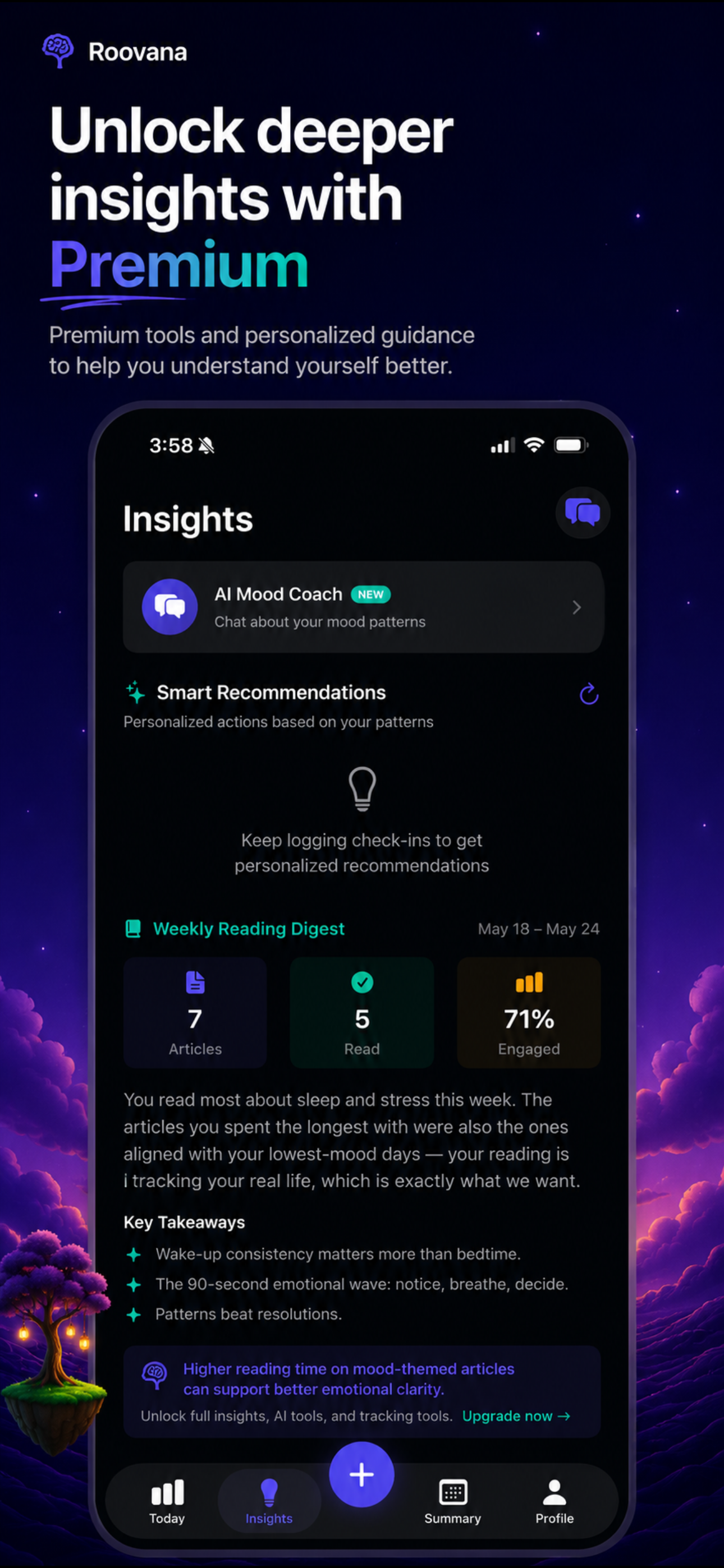Roovana: Mood & Wellness AI