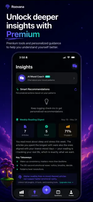 Roovana: Mood & Wellness AI screenshot 4