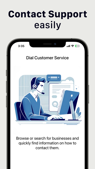 Dial Customer Service Screenshot