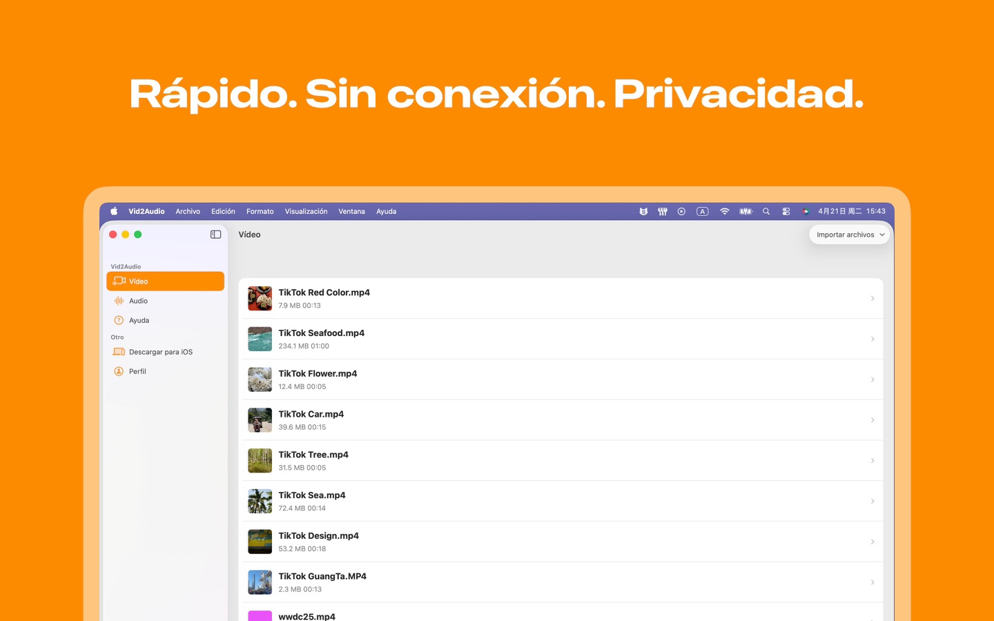 Captura de la aplicación 3