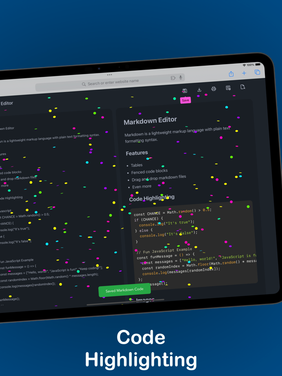 Screenshot #5 pour Markdown Editor for Safari