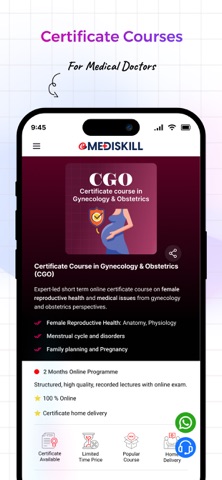 eMediSkill - Medical Courses iPhone screenshot