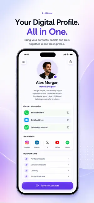 Vialess: Networking Profile screenshot 1