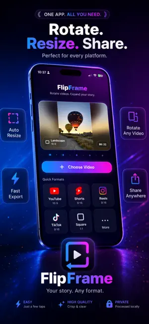 Flip Frame - Crop & Reframe screenshot 1