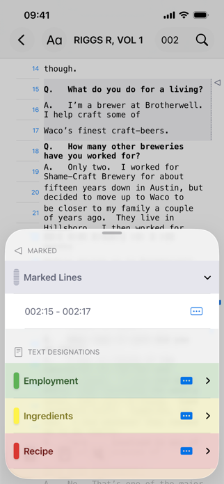 TranscriptPad - Review Depos Screenshot 8 of 10