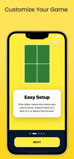 Screenshot von Tennis Score Keeper. auf dem iPhone 2
