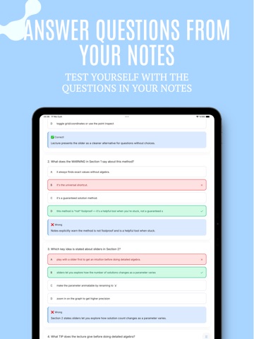 Ozard: AI Study Companion iPad screenshot