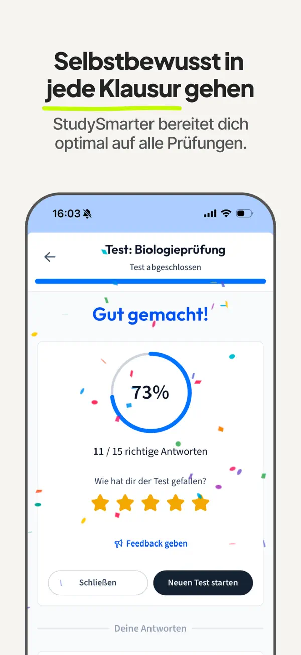 StudySmarter: KI Lernapp iPhone App Screenshot 6 – Bildung